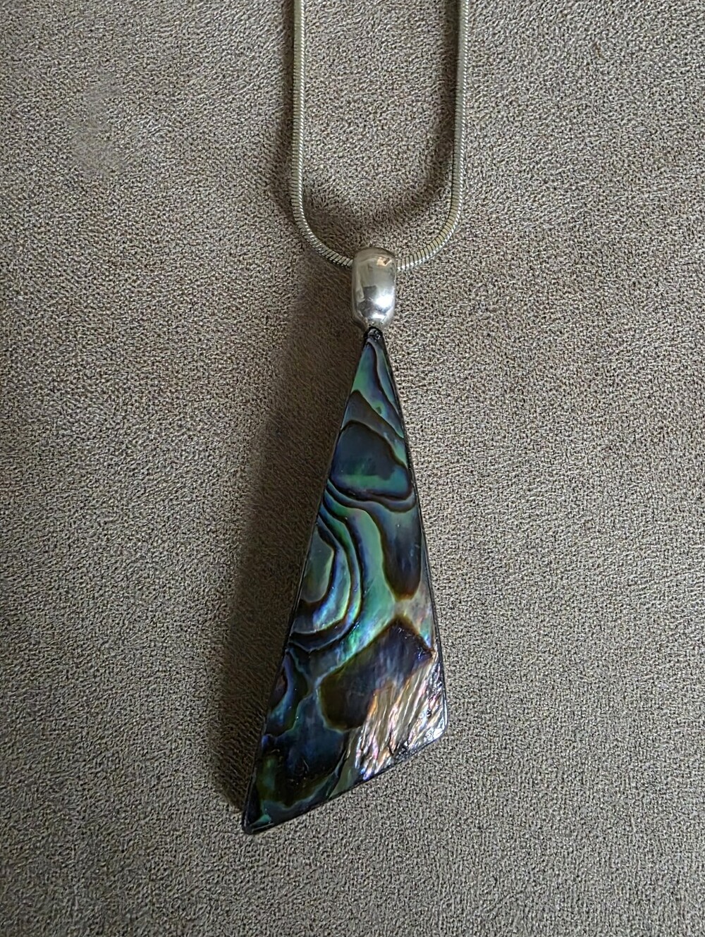 Necklace With Abalone Pendant